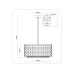 Подвесная люстра Ambrella Light High Light Crystal LH41006