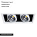 Встраиваемый светильник Arte Lamp Merga A8450PL-2WH