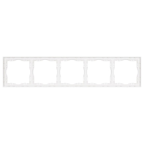 Рамка пластиковая Arlight FRM-NOBE-SFPL-5-WH 054227 Рамка пластиковая Arlight FRM-NOBE-SFPL-5-WH 054227