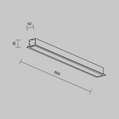 Линейный встраиваемый светильник Maytoni Technical LL313010