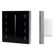 Панель Arlight Smart-P34-Dim-IN Black (230V, 0-10V, Sens, 2.4G) 028112