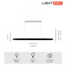 Подвесной светильник Lightera Bermeho LE104L-120BB WIFI