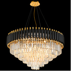 Подвесная люстра Natali Kovaltseva DARIAN 76017/12C GOLD BLACK