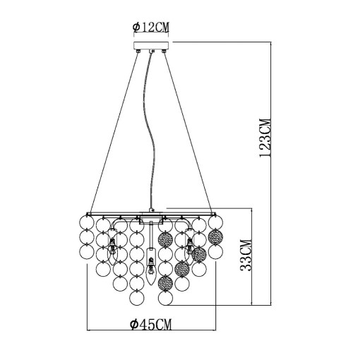 Подвесная люстра Arte Lamp Pipirima A4100LM-6CC