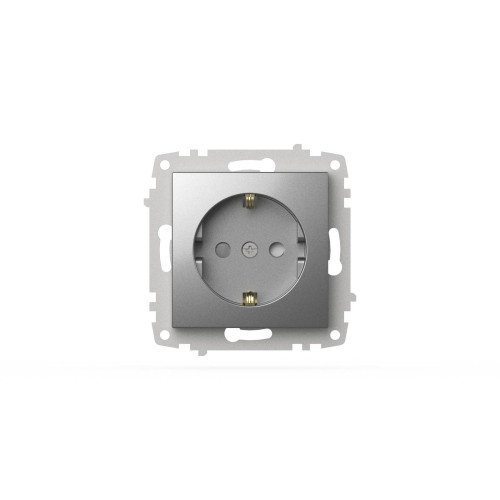 Розетка с заземлением и защитой от детей ELBI Zena Vega 609-011000-243