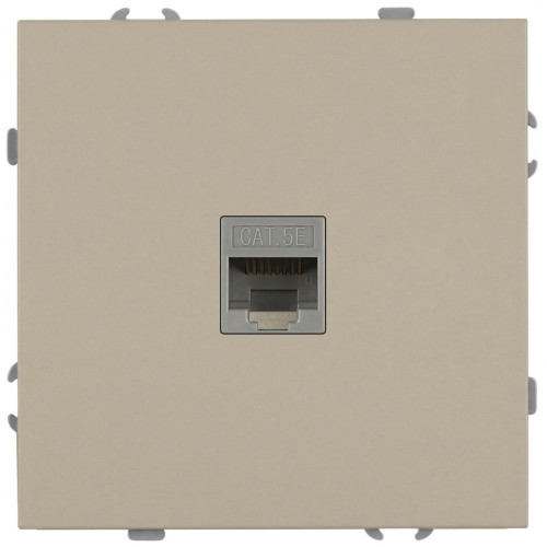 Розетка Эра Galaxy 15-3107-04 информационная RJ45 IP20 шампань Б0070741