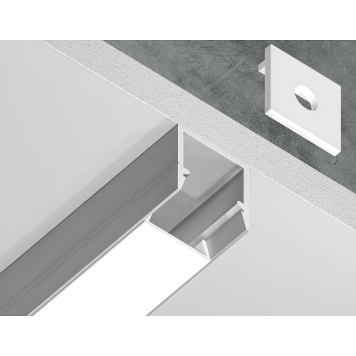 Профиль накладной для светодиодной ленты до 8мм Ambrella Light Illumination GP1650AL