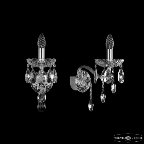Бра Bohemia Ivele Crystal 1415B/1/165/XL Ni Бра Bohemia Ivele Crystal 1415B/1/165/XL Ni