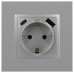 Розетка со шторками с USB type-A+C Эра Elegance 14-4108-03 Б0067741