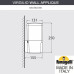 Уличный настенный светильник Fumagalli VIRGILIO APPLIQUE DS3.562.000.WYF1R