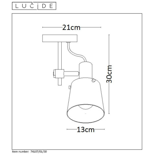 Спот Lucide QUINNY 74107/01/30