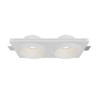 Встраиваемый светильник Maytoni Gyps Modern DL124-GU10-02-TRS-W