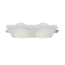 Встраиваемый светильник Maytoni Gyps Modern DL124-GU10-02-TRS-W