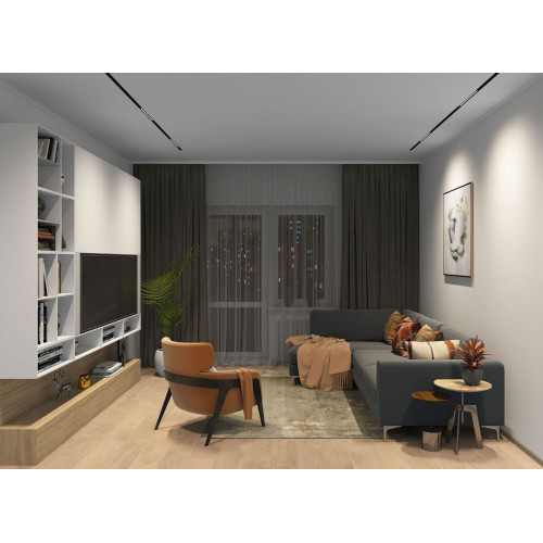 Трековый светодиодный светильник Denkirs DK8002-BK