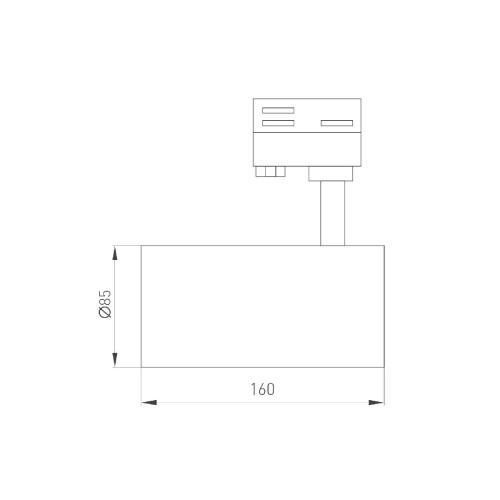 Трековый трехфазный светильник Arlight LGD-CALIPSO-4TR-R85-10W Day4000-MIX 046741