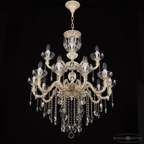 Подвесная люстра Bohemia Ivele Crystal AL79101/10+5/250/2D B WMG P Clear/M-1H