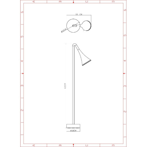 Ландшафтный светильник Arte Lamp Bronn A2367PA-1BK