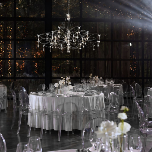 Подвесная люстра Loft IT Mira 10587/1000 Silver Asfour