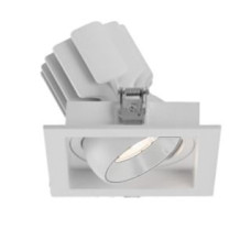 Встраиваемый карданный светильник Arlight MS-VORTEX-BUILT-S117x117-20W Day4000 (WH-WH, 20 deg, 230V) (IP20 Металл) 057917