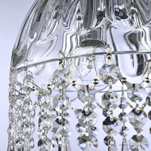 Подвесной светильник Bohemia Ivele Crystal 5478/22 Ni Clear/M-1H Drops Подвесной светильник Bohemia Ivele Crystal 5478/22 Ni Clear/M-1H Drops