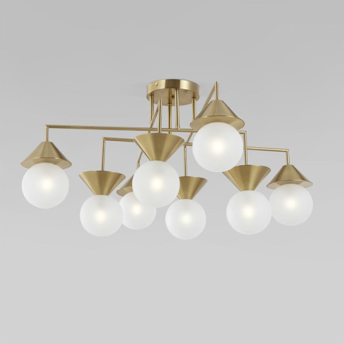 Потолочная люстра Eurosvet Melon 302002/8 латунь Smart a071464 Потолочная люстра Eurosvet Melon 302002/8 латунь Smart a071464