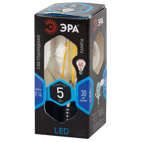 Лампа светодиодная Эра E14 5W 4000K F-LED P45-5W-840-E14 Б0019007