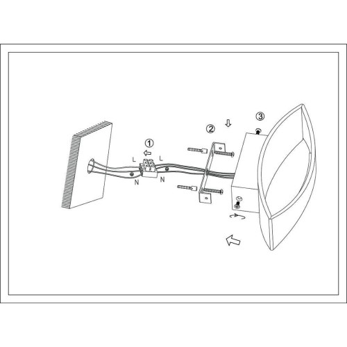 Настенный светильник DesignLed GW-A715-5-WH-WW 003024