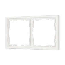 Рамка пластиковая Arlight FRM-NOBE-SFPL-2-WH 054215