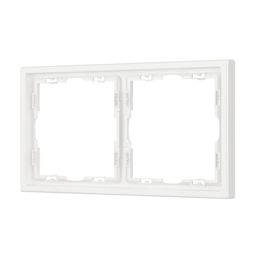 Рамка пластиковая Arlight FRM-NOBE-SFPL-2-WH 054215 Рамка пластиковая Arlight FRM-NOBE-SFPL-2-WH 054215