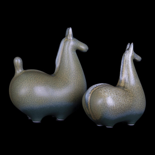 Статуэтка (2 шт.) Loft IT Horse 10283 Green (2 pcs)