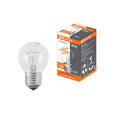 Лампа накаливания TDM Electric E27 40W прозрачная SQ0332-0002