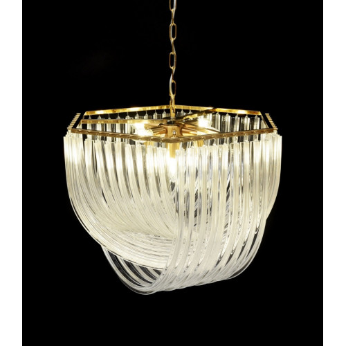 Подвесная люстра Lumina Deco Weddini LDP 6001-600 GD+CL