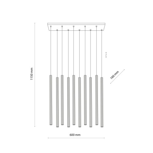 Подвесной светильник TK Lighting 11488 Ferro Sabia a072572