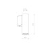 Настенный светильник Nowodvorski Fourty Wall S Brass/Black 10748