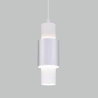 Подвесной светильник Eurosvet Bento 50204/1 LED белый/матовое серебро