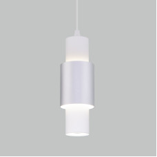 Подвесной светильник Eurosvet Bento 50204/1 LED белый/матовое серебро