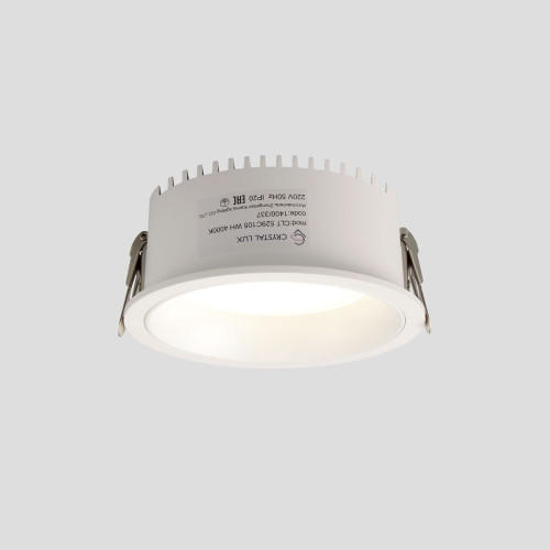 Встраиваемый светильник Crystal Lux CLT 529C105 WH 4000K Встраиваемый светильник Crystal Lux CLT 529C105 WH 4000K