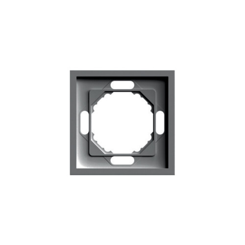 Рамка 1-местная Stekker Эмили PFR00-5001-09 антрацит soft touch 49936