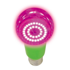 Лампа светодиодная для растений (UL-00004581) Uniel E27 8W прозрачная LED-A60-8W/SPSB/E27/CL PLP30GR