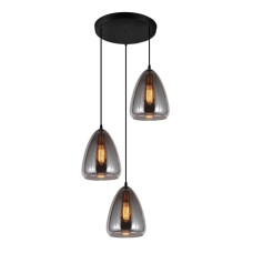 Подвесная люстра Lumina Deco Braga LDP 6841-3 GY