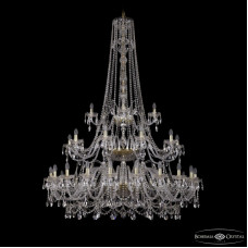 Подвесная люстра Bohemia Ivele Crystal 1411/20+10+5/530/h-202/3d G