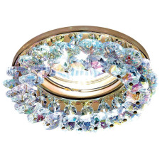Встраиваемый светильник Ambrella Light Crystal K206 MULTI/G