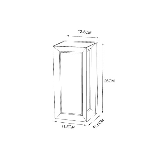 Уличный настенный светильник Arte Lamp Ulysses A8112AL-1BK