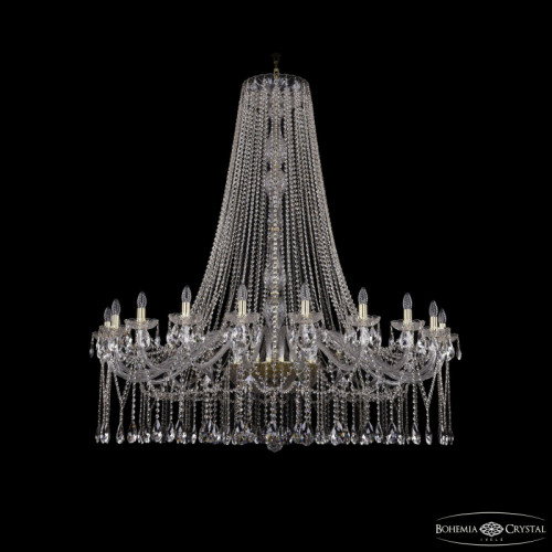 Подвесная люстра Bohemia Ivele Crystal 1413/20/530/h-159 G
