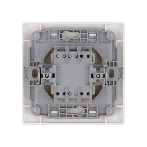 Выключатель одноклавишный с подсветкой на 2 направления Ильмень TDM Electric SQ1823-0006