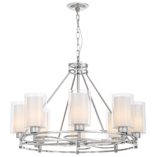 Подвесная люстра Lumina Deco Marietta LDP 8025-8 CHR+WT