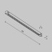 Трековый магнитный светильник Maytoni Technical Points Exility X TR241-2-6W4K-B