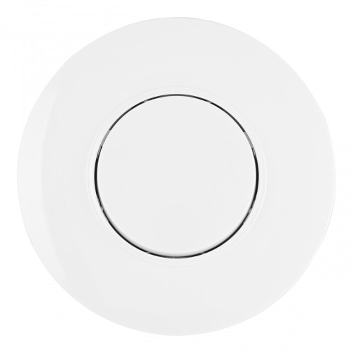 Выключатель круглый одноклавишный с рамкой Arte Milano SET08-1-30-1 white