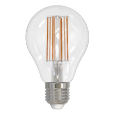 Лампа светодиодная филаментная (UL-00004870) Uniel E27 17W 3000K прозрачная LED-A70-17W/3000K/E27/CL PLS02WH