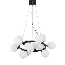 Подвесная люстра Lumina Deco Marsiada LDP 6033-15 BK+MD